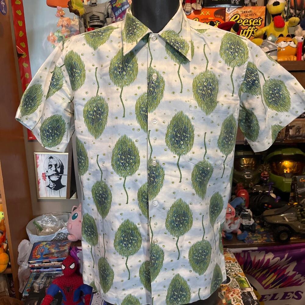 Rare Vintage 1980s Reyn Spooner Button Up Art Size Medium